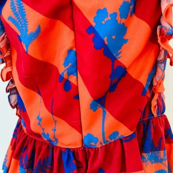 Anthropologie Siddhartha Bansal Ruffled Mansard Blouse Size Medium NWOT - Picture 11 of 15